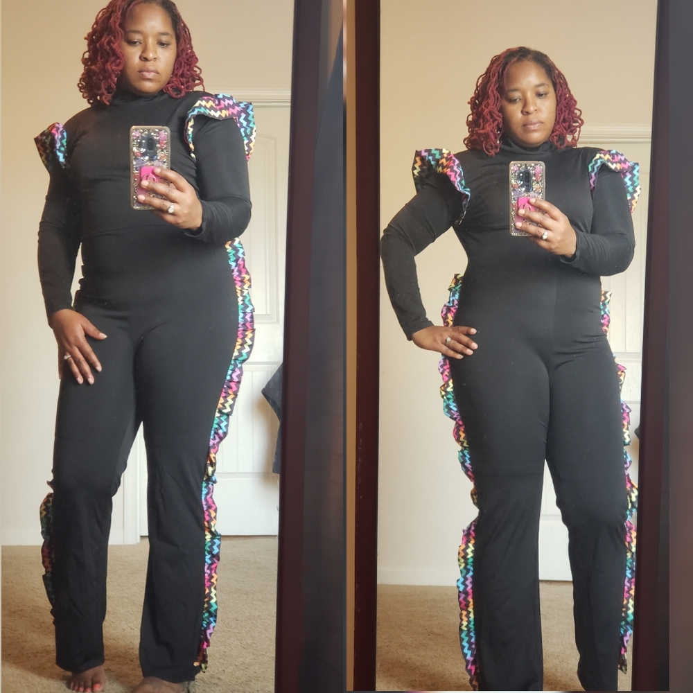 Ruffle Side Jumpsuit